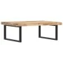 Estante de lavabo de pared acero y madera maciza de acacia von , Badezimmerwaschtische - Ref: Foro24-3302909, Preis: 154,54 €...