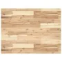 Estante de lavabo de pared acero y madera maciza de acacia von , Badezimmerwaschtische - Ref: Foro24-3302909, Preis: 154,54 €...