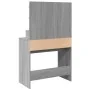 Tocador con luces LED color gris Sonoma 80x41x134,5 cm de , Tocadores para dormitorios - Ref: Foro24-848190, Precio: 137,32 €...