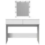 Tocador con luces LED blanco 100x40x130 cm de , Tocadores para dormitorios - Ref: Foro24-848192, Precio: 162,88 €, Descuento: %