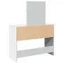Tocador con luces LED blanco 100x40x130 cm de , Tocadores para dormitorios - Ref: Foro24-848192, Precio: 162,88 €, Descuento: %