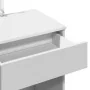 Tocador con luces LED blanco 100x40x130 cm de , Tocadores para dormitorios - Ref: Foro24-848192, Precio: 162,88 €, Descuento: %