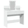 Tocador con luces LED blanco 100x40x130 cm de , Tocadores para dormitorios - Ref: Foro24-848199, Precio: 163,08 €, Descuento: %