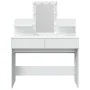 Tocador con luces LED blanco 100x40x130 cm de , Tocadores para dormitorios - Ref: Foro24-848199, Precio: 163,08 €, Descuento: %