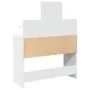 Tocador con luces LED blanco 100x40x130 cm de , Tocadores para dormitorios - Ref: Foro24-848199, Precio: 163,08 €, Descuento: %