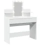 Tocador con luces LED blanco 100x40x130 cm de , Tocadores para dormitorios - Ref: Foro24-848199, Precio: 163,08 €, Descuento: %