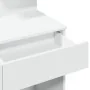 Tocador con luces LED blanco 100x40x130 cm de , Tocadores para dormitorios - Ref: Foro24-848199, Precio: 163,08 €, Descuento: %