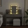 Tocador con luces LED gris hormigón 100x40x130 cm von , Schlafzimmerkommoden - Ref: Foro24-848202, Preis: 137,89 €, Rabatt: %