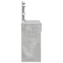 Tocador con luces LED gris hormigón 100x40x120 cm by , Bedroom Dressers - Ref: Foro24-848209, Price: 145,36 €, Discount: %