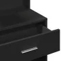 Tocador con mueble negro 80x35x132 cm de , Tocadores para dormitorios - Ref: Foro24-848235, Precio: 136,23 €, Descuento: %
