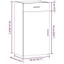 Aparador de madera de ingeniería negro 50x42,5x93 cm de , Aparadores - Ref: Foro24-846293, Precio: 124,76 €, Descuento: %