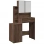 Tocador con mueble roble marrón 80x35x132 cm de , Tocadores para dormitorios - Ref: Foro24-848240, Precio: 135,59 €, Descuent...