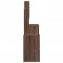 Tocador con mueble roble marrón 80x35x132 cm de , Tocadores para dormitorios - Ref: Foro24-848240, Precio: 135,59 €, Descuent...