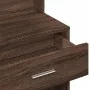 Tocador con mueble roble marrón 80x35x132 cm de , Tocadores para dormitorios - Ref: Foro24-848240, Precio: 135,59 €, Descuent...