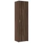 Aparador de madera de ingeniería marrón roble 50x42,5x185 cm by , Sideboards - Ref: Foro24-3281419, Price: 183,91 €, Discount: %