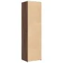 Aparador de madera de ingeniería marrón roble 50x42,5x185 cm by , Sideboards - Ref: Foro24-3281419, Price: 183,91 €, Discount: %