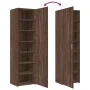 Aparador de madera de ingeniería marrón roble 50x42,5x185 cm by , Sideboards - Ref: Foro24-3281419, Price: 183,91 €, Discount: %