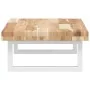 Estante de lavabo de pared acero y madera maciza de acacia de , Tocadores de baño - Ref: Foro24-3302692, Precio: 93,00 €, Des...