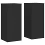 Soportes de plantas 2 uds madera ingeniería negro 30x30x70 cm de , Soportes para macetas - Ref: Foro24-852925, Precio: 77,27 ...
