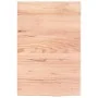 Estante de lavabo de pared de acero y madera maciza de roble de , Tocadores de baño - Ref: Foro24-3302556, Precio: 70,01 €, D...