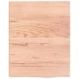 Estante de lavabo de pared de acero y madera maciza de roble de , Tocadores de baño - Ref: Foro24-3302554, Precio: 74,52 €, D...
