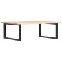 Estante de lavabo de pared de acero y madera maciza de roble by , bathroom vanities - Ref: Foro24-3302633, Price: 95,89 €, Di...