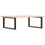 Estante de lavabo de pared de acero y madera maciza de roble by , bathroom vanities - Ref: Foro24-3302633, Price: 95,89 €, Di...