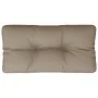 Cojín para sofá de palets de tela gris taupé 80x40x12 cm by , Cushions for chairs and sofas - Ref: Foro24-360609, Price: 24,1...