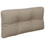 Cojín para sofá de palets de tela gris taupé 80x40x12 cm by , Cushions for chairs and sofas - Ref: Foro24-360609, Price: 24,1...
