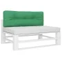 Cojín para sofá de palets de tela verde 120x40x12 cm de , Cojines para sillas y sofás - Ref: Foro24-360628, Precio: 26,69 €, ...