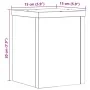 Soportes de plantas 2 uds madera roble envejecido 15x15x20 cm von , Topfständer - Ref: Foro24-852895, Preis: 25,05 €, Rabatt: %
