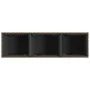 Jardinera con ruedas y 3 maceteros ratán PE marrón 107x32x38 cm by , Pots and planters - Ref: Foro24-366420, Price: 73,77 €, ...
