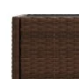 Jardinera con estante ratán sintético marrón de , Maceteros y jardineras - Ref: Foro24-366385, Precio: 76,59 €, Descuento: %