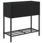 Jardinera con estante ratán sintético negro von , Töpfe und Pflanzgefäße - Ref: Foro24-366387, Preis: 64,19 €, Rabatt: %