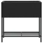Jardinera con estante ratán sintético negro von , Töpfe und Pflanzgefäße - Ref: Foro24-366387, Preis: 64,19 €, Rabatt: %