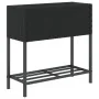 Jardinera con estante ratán sintético negro von , Töpfe und Pflanzgefäße - Ref: Foro24-366387, Preis: 64,19 €, Rabatt: %