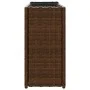 Jardinera con 2 maceteros de ratán sintético marrón 90x20x40 cm von , Töpfe und Pflanzgefäße - Ref: Foro24-366408, Preis: 61,...