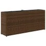 Jardinera con 2 maceteros de ratán sintético marrón 90x20x40 cm von , Töpfe und Pflanzgefäße - Ref: Foro24-366408, Preis: 61,...