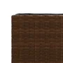 Jardinera con 2 maceteros de ratán sintético marrón 90x20x40 cm von , Töpfe und Pflanzgefäße - Ref: Foro24-366408, Preis: 61,...