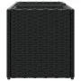 Jardinera de jardín con 2 maceteros ratán PE negro 72x30x32 cm by , Pots and planters - Ref: Foro24-366422, Price: 46,57 €, D...
