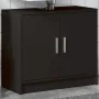 Armario para lavabo madera de ingeniería negro 63x29x55 cm by , Bathroom furniture - Ref: Foro24-848095, Price: 62,97 €, Disc...