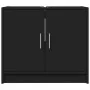 Armario para lavabo madera de ingeniería negro 63x29x55 cm by , Bathroom furniture - Ref: Foro24-848095, Price: 62,97 €, Disc...