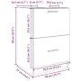 Armario de lavabo madera de ingeniería gris Sonoma 40x37x59 cm von , Badezimmermöbel - Ref: Foro24-848106, Preis: 72,33 €, Ra...
