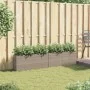 Jardineras con 2 maceteros 2 uds ratán PE gris 90x20x40 cm von , Töpfe und Pflanzgefäße - Ref: Foro24-3210515, Preis: 115,60 ...
