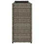 Jardineras con 2 maceteros 2 uds ratán PE gris 90x20x40 cm von , Töpfe und Pflanzgefäße - Ref: Foro24-3210515, Preis: 115,60 ...