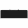 Jardineras con 3 maceteros 2 uds ratán PE negro 105x30x32 cm von , Töpfe und Pflanzgefäße - Ref: Foro24-3210522, Preis: 120,4...