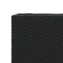 Jardineras con 3 maceteros 2 uds ratán PE negro 105x30x32 cm von , Töpfe und Pflanzgefäße - Ref: Foro24-3210522, Preis: 120,4...