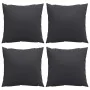 Cojines de sofá 4 unidades tela negro 40x40 cm von , Kissen für Stühle und Sofas - Ref: Foro24-360366, Preis: 29,45 €, Rabatt: %