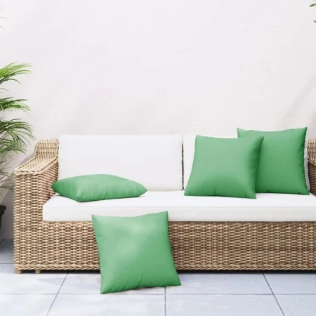 Cojines de sofá 4 unidades tela verde 40x40 cm by , Cushions for chairs and sofas - Ref: Foro24-360364, Price: 26,84 €, Disco...
