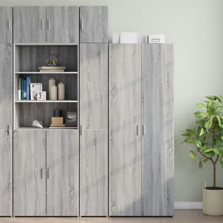 Armario estrecho madera ingeniería gris Sonoma 30x42,5x225 cm de , Aparadores - Ref: Foro24-3281264, Precio: 168,70 €, Descue...